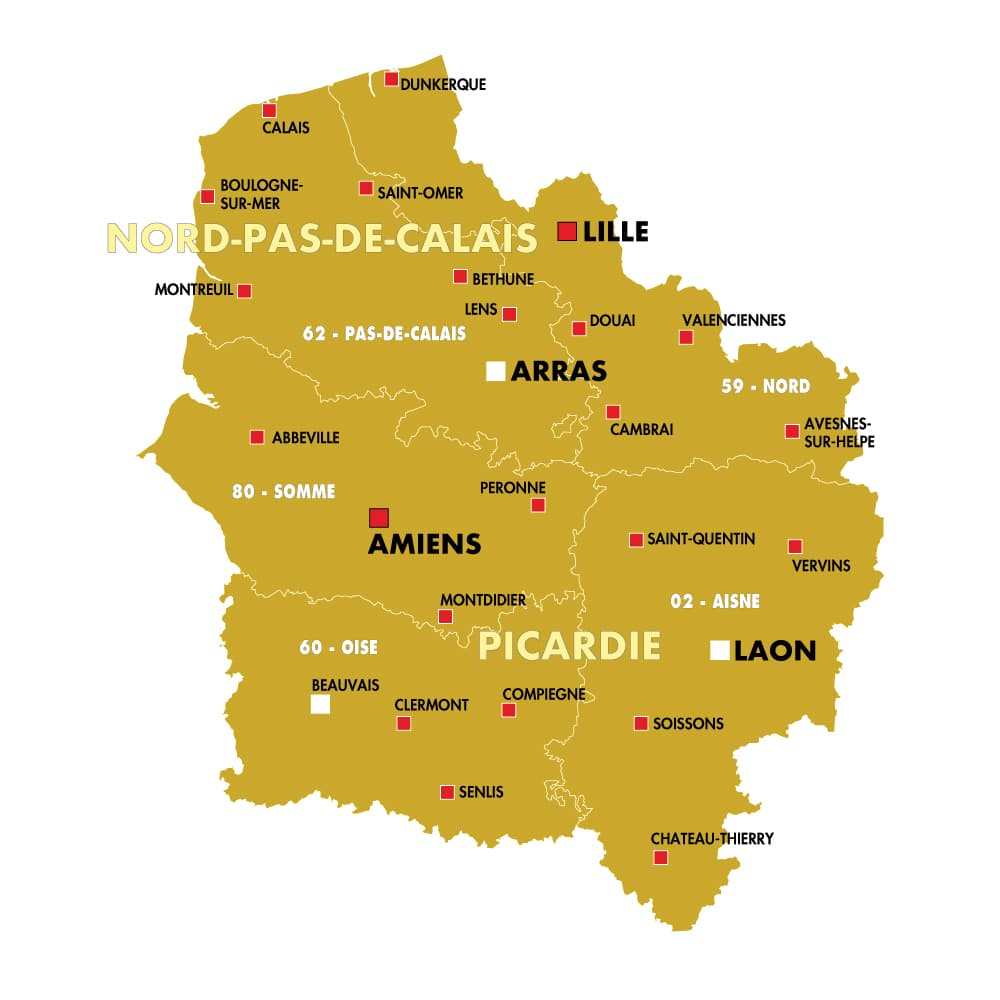 Débarras région Hauts-de-France